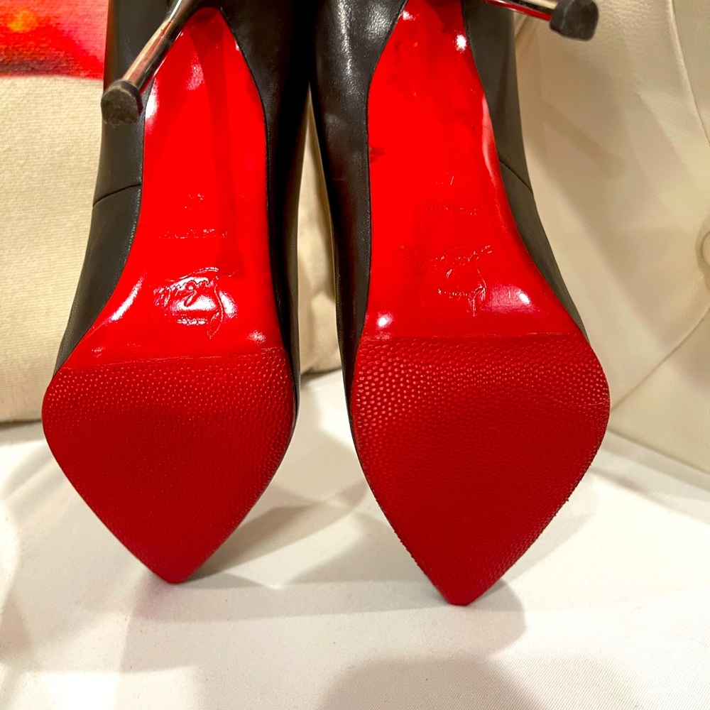 Christian louboutin lipsinka 120 nappa silver heel - Picture 6 of 8